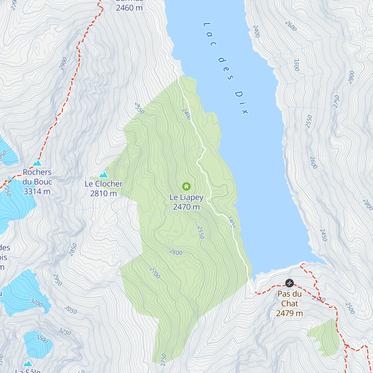 Le Liapey map