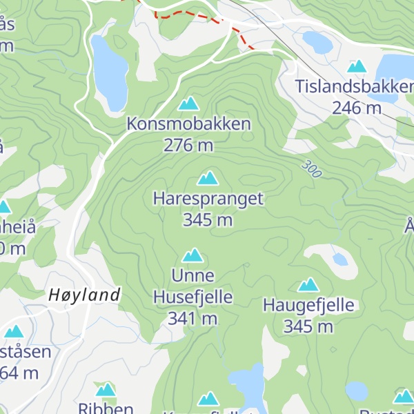 Map of Liåsen