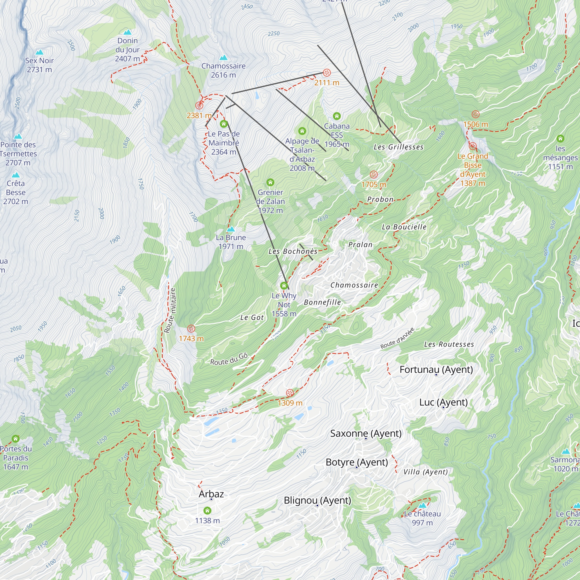 Brasserie Dahu map