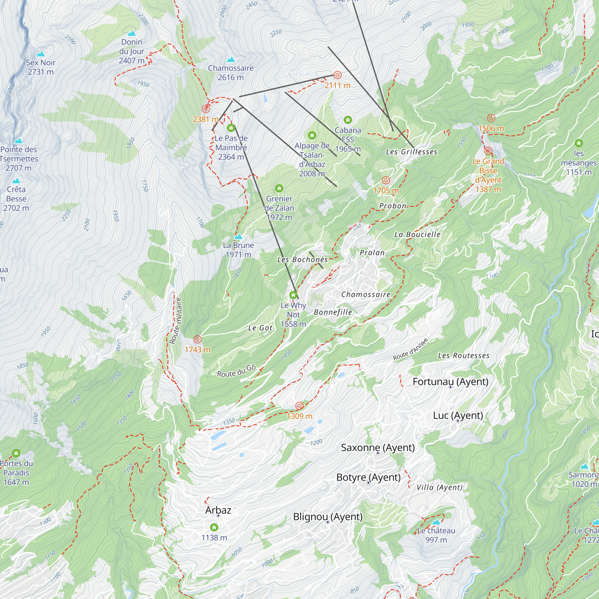 Brasserie Dahu map