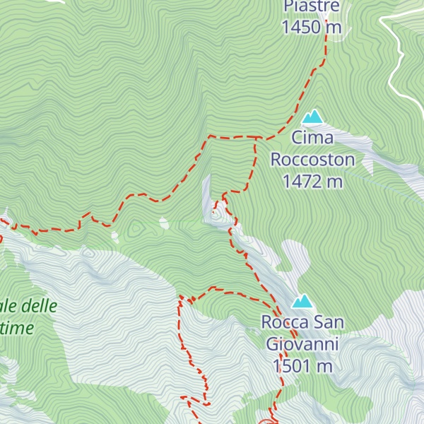 Map of Cima Saben