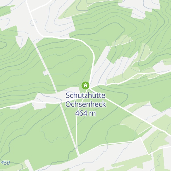 Map of Schutzhütte Ochsenheck