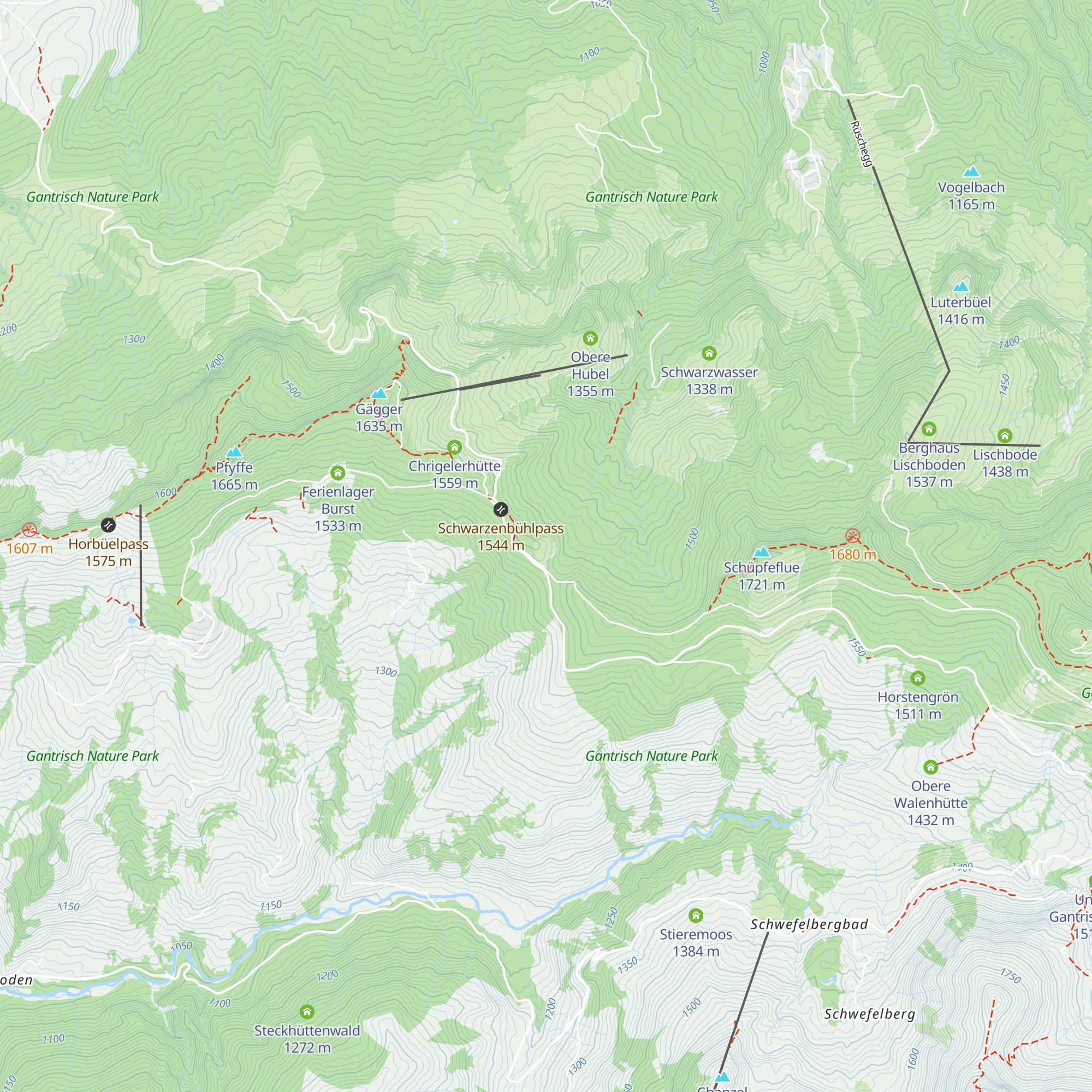Süftenenhütte map