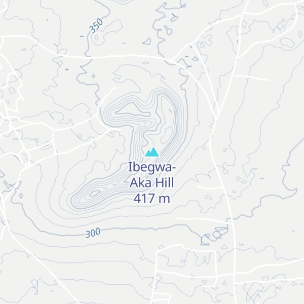Map of Ibegwa-Aka Hill