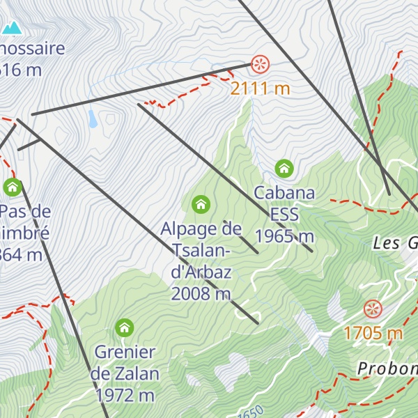 Map of Les Écuries de Tsalan