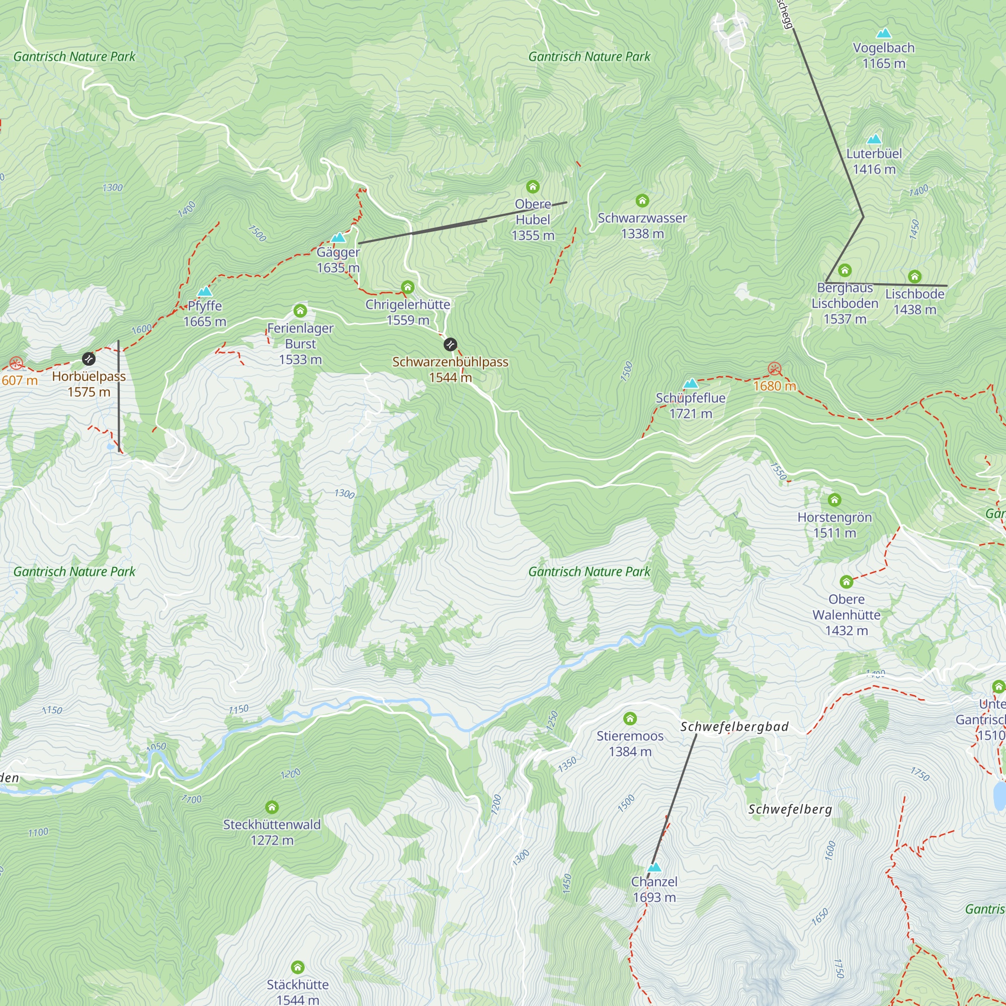 Skihütte Dürrentannen (GGB Hüttli) map