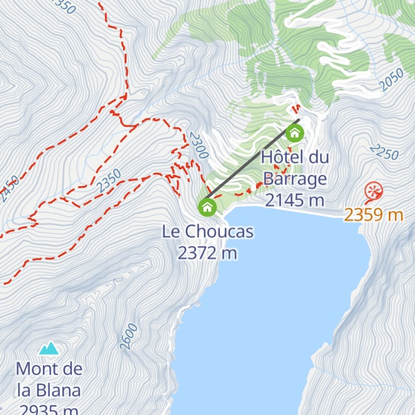 Map of Le Choucas