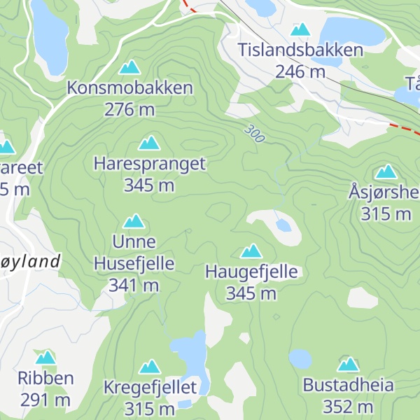 Map of Skubbebakken
