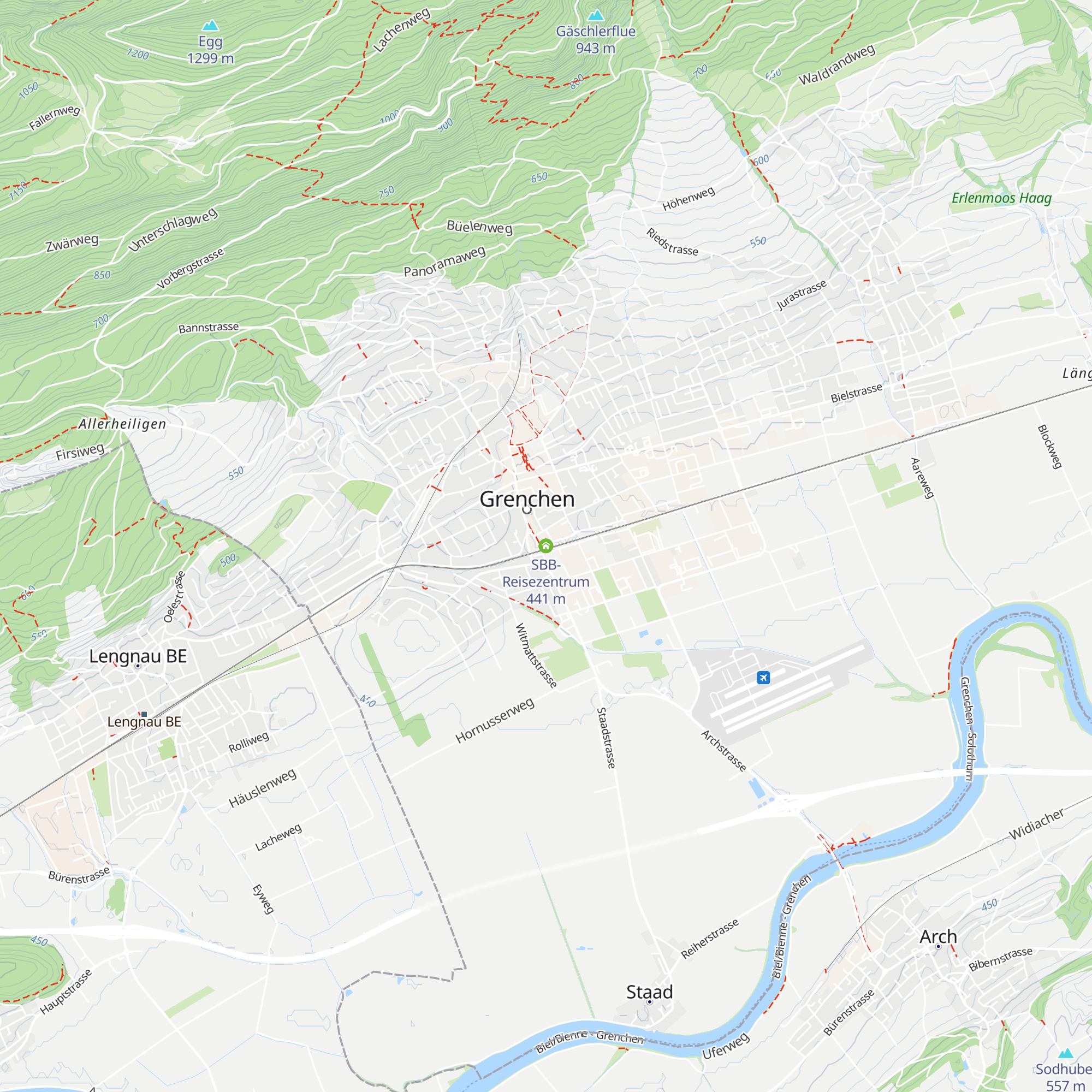 SBB-Reisezentrum map