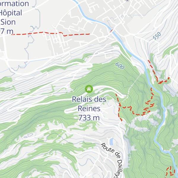 Map of Relais des Reines