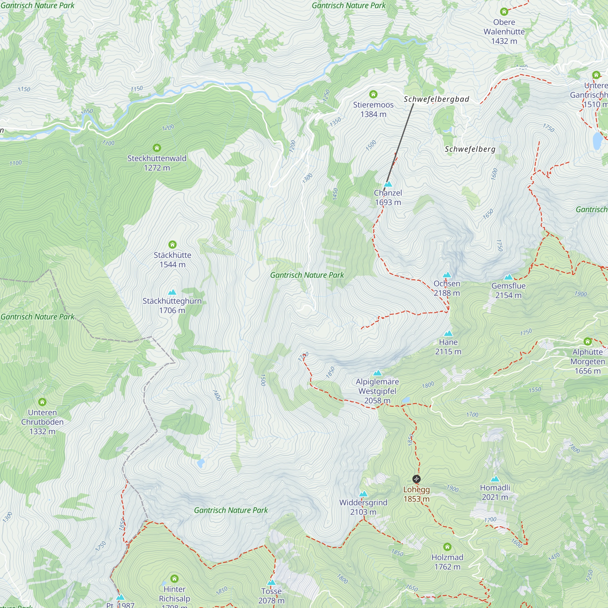 Mittelalpigle map