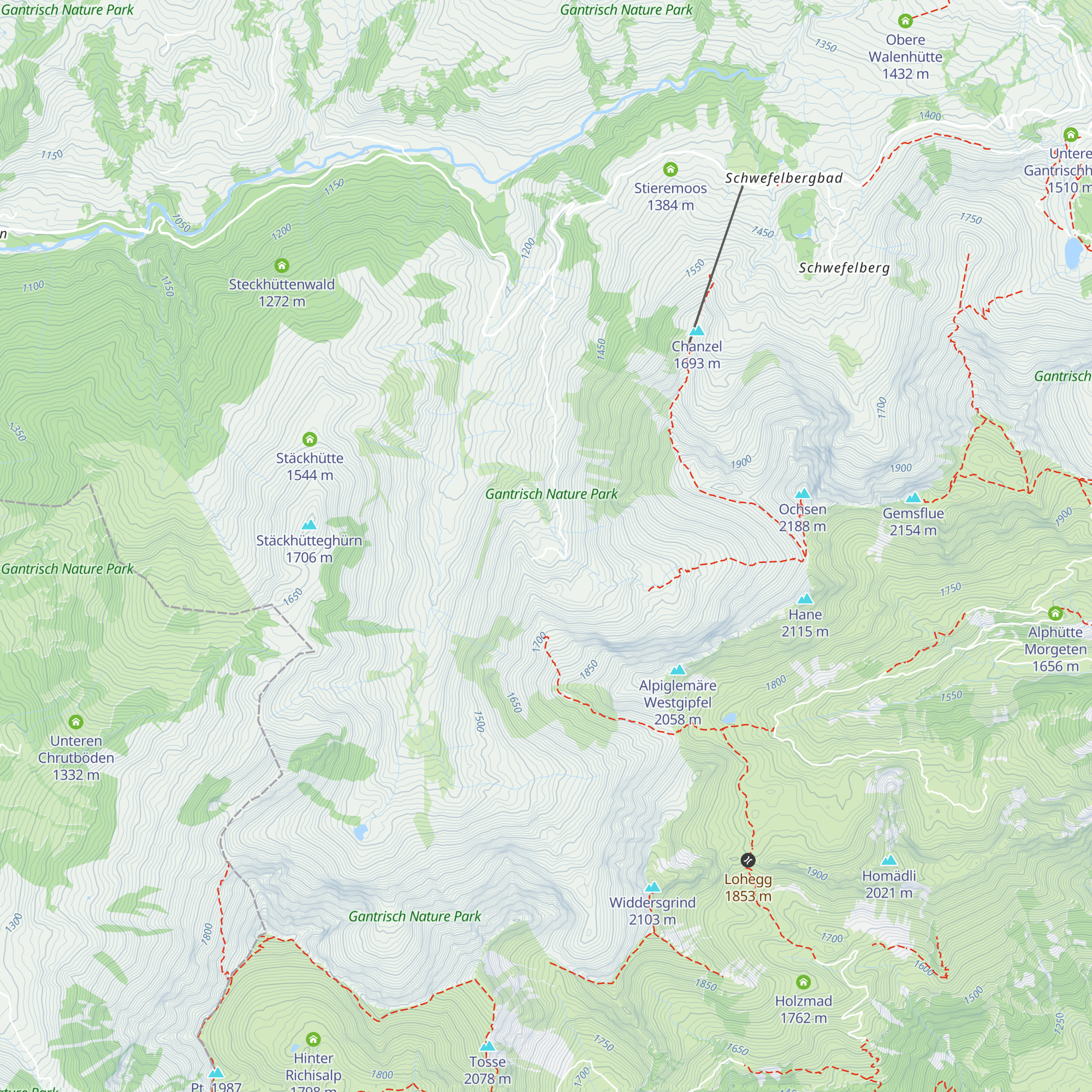 Mittelalpigle map