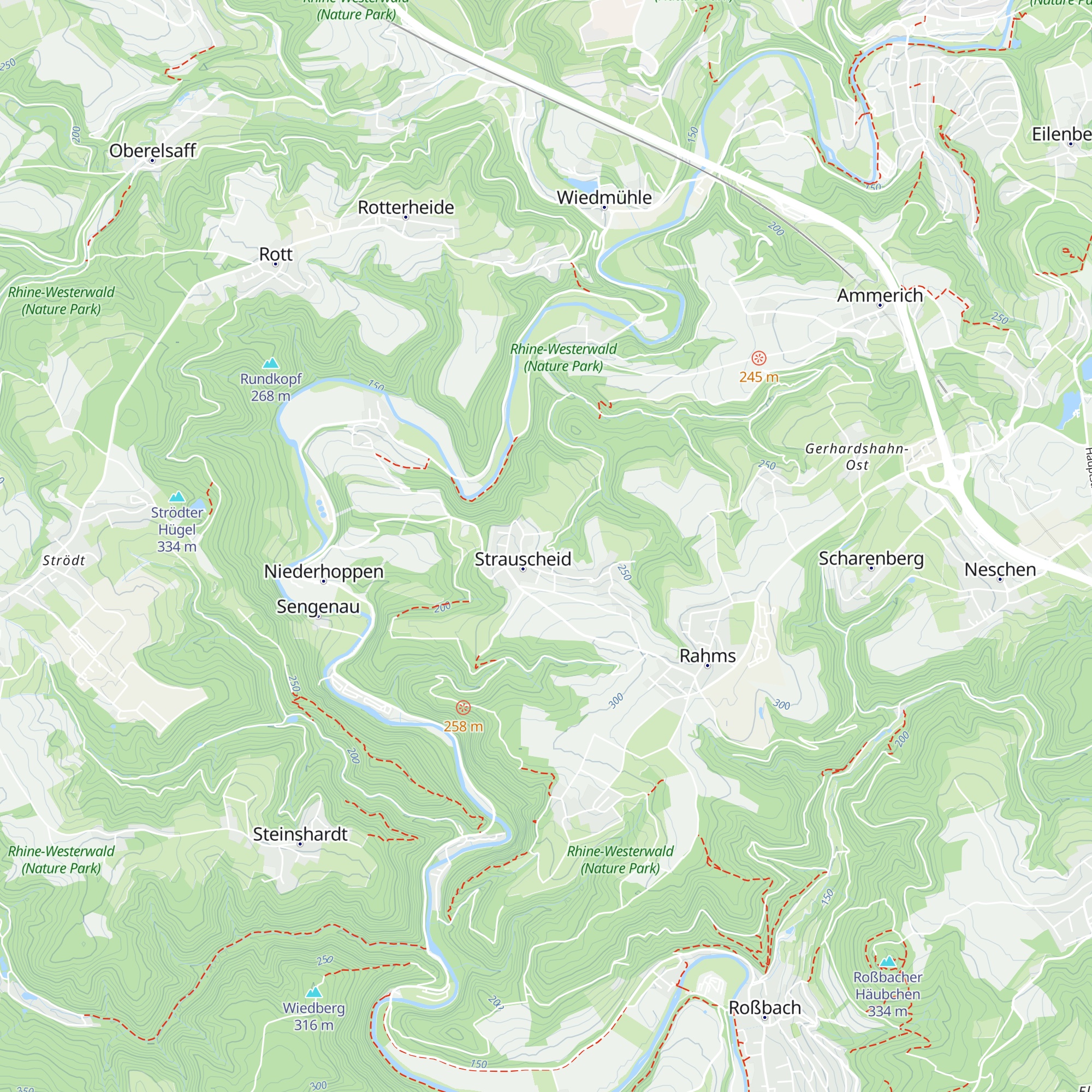 Schutzhütte Strauscheid map
