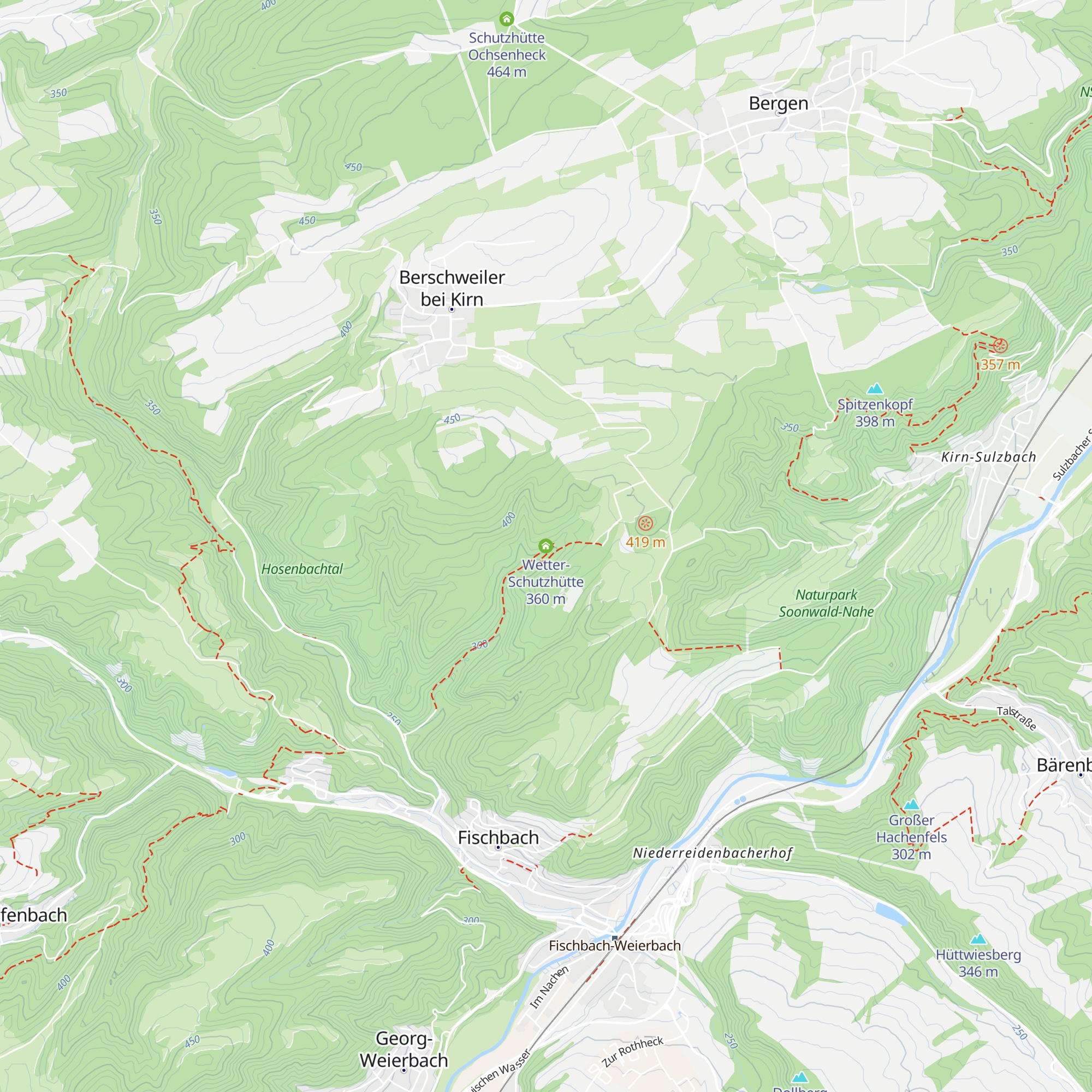 Wetter-Schutzhütte map