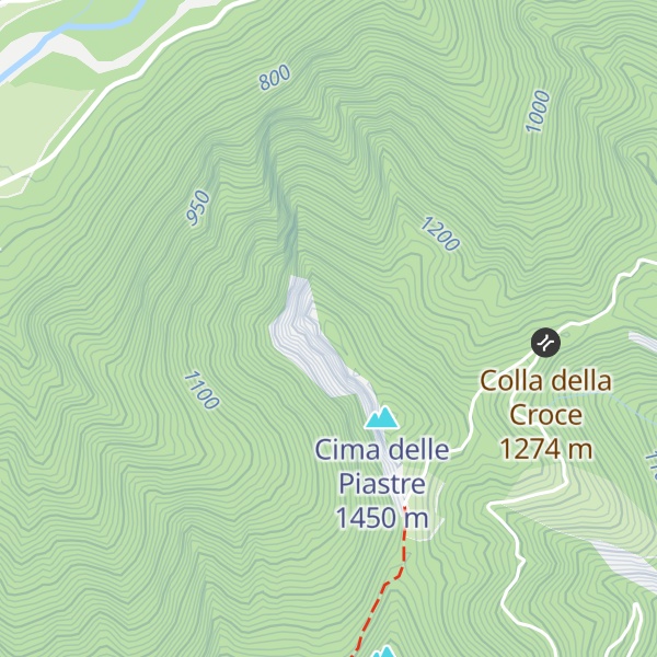 Map of Rocca Moret Grande