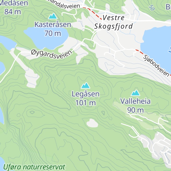 Map of Legåsen