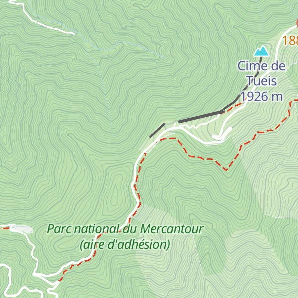 Map of L'authion, Chez "Jean-Jean"
