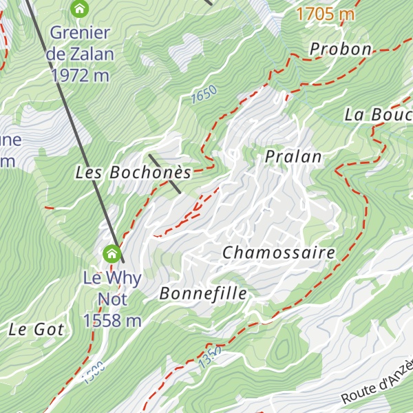 Map of Au Chalet