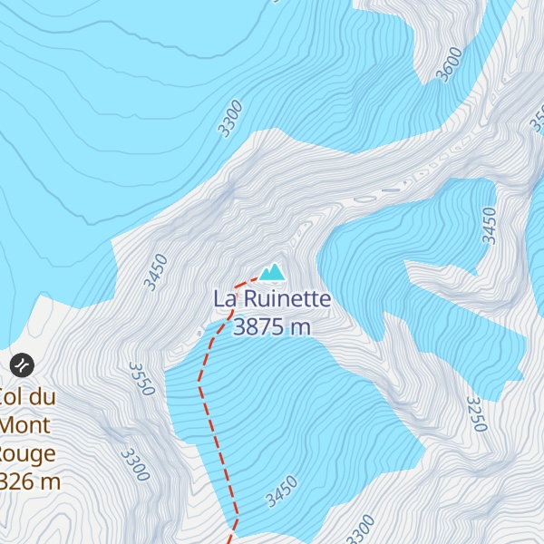 Map of La Ruinette
