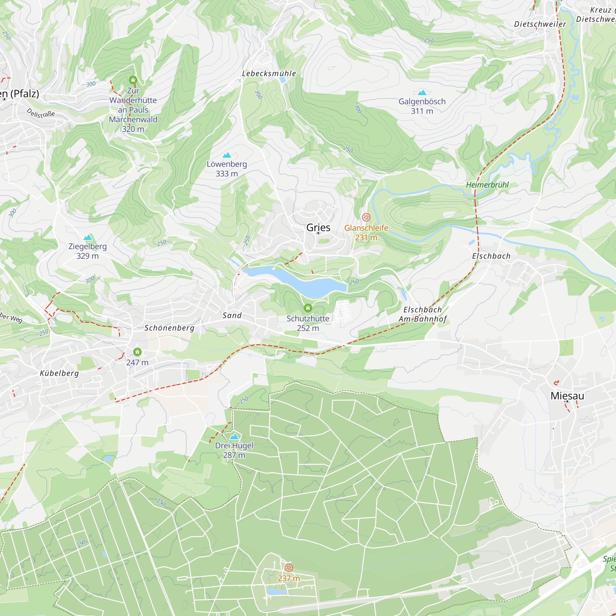Schutzhütte map