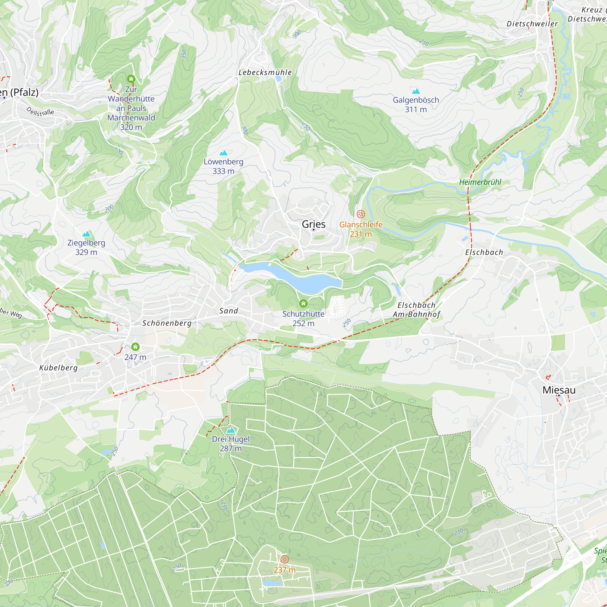 Schutzhütte map
