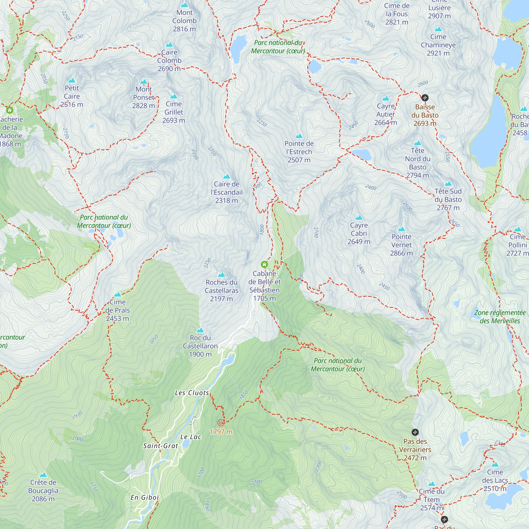 Cabane de Belle et Sébastien map