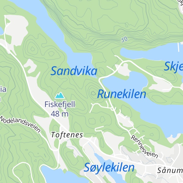 Map of Roneåsen