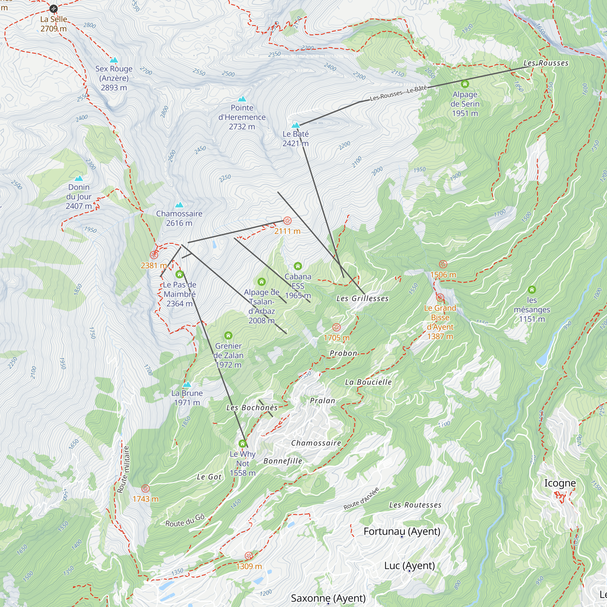 Restaurant du Tsalan map