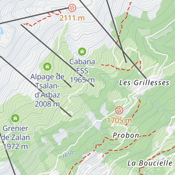 Map of Restaurant du Tsalan