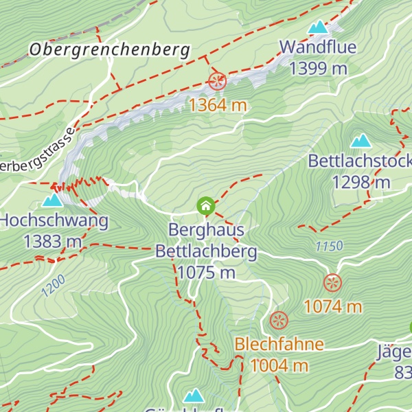 Map of Berghaus Bettlachberg
