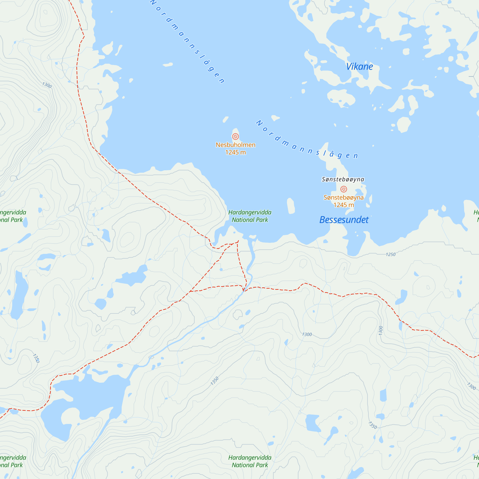 Besso Turisthytte map