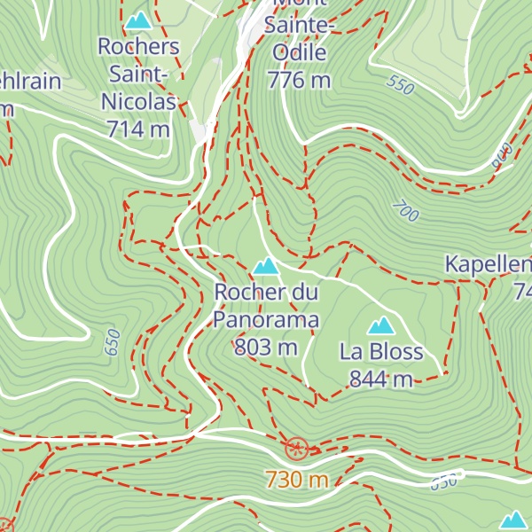 Map of Rocher du Panorama
