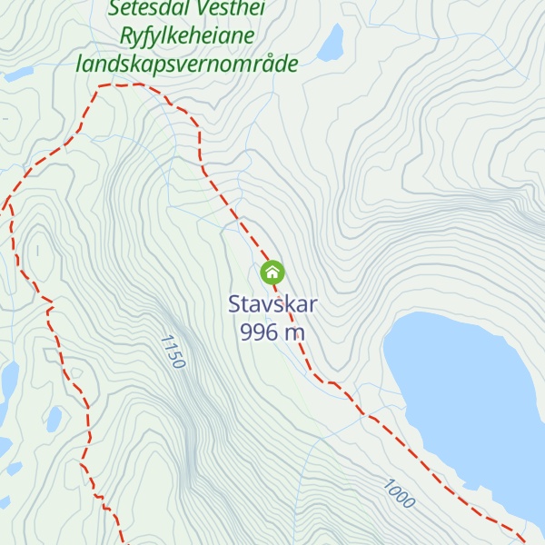 Map of Stavskar
