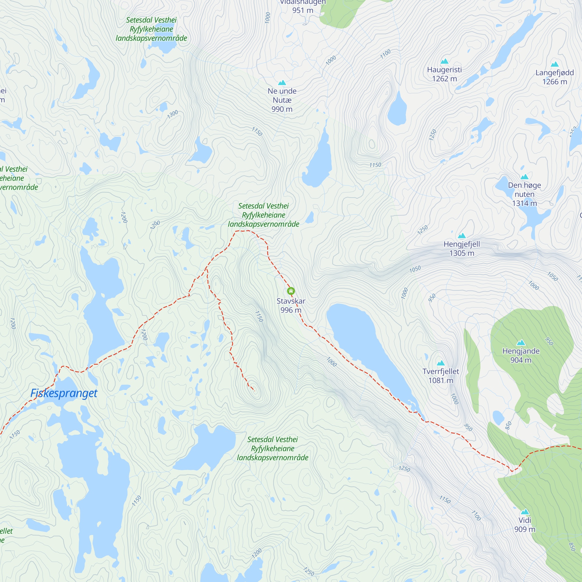 Stavskar map