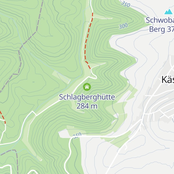 Map of Schlagberghütte