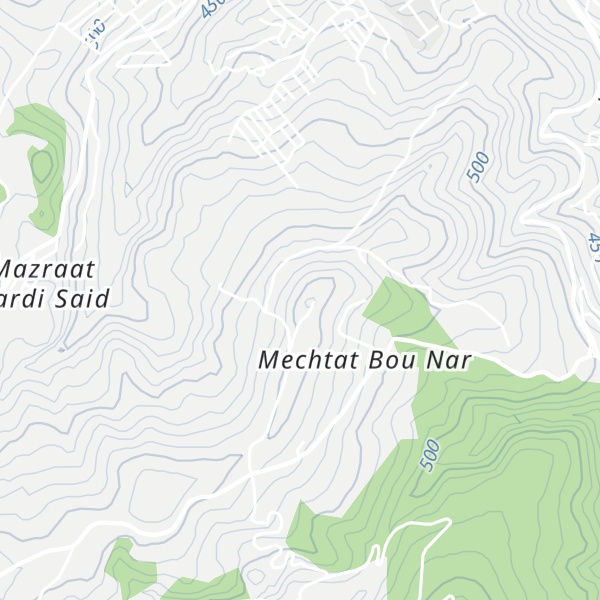 Map of Djebel Halloûf