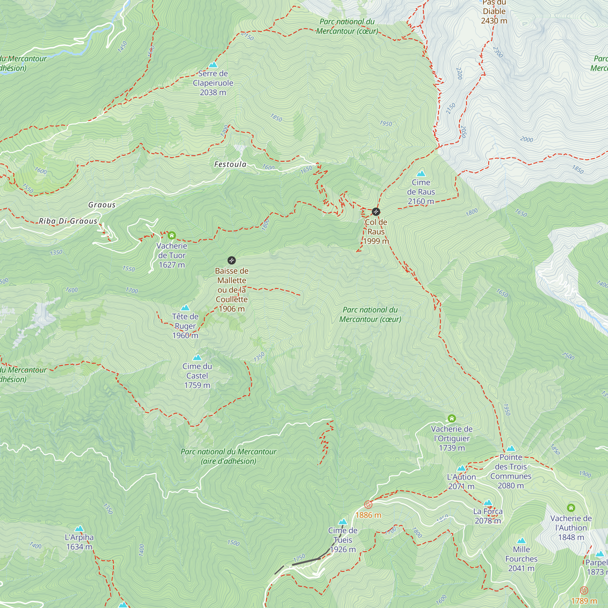 Vacherie du Caïre de Pïa map