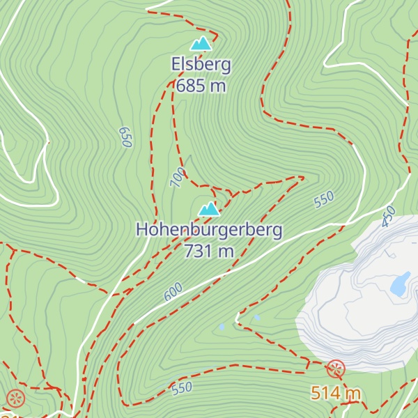 Map of Hohenburgerberg