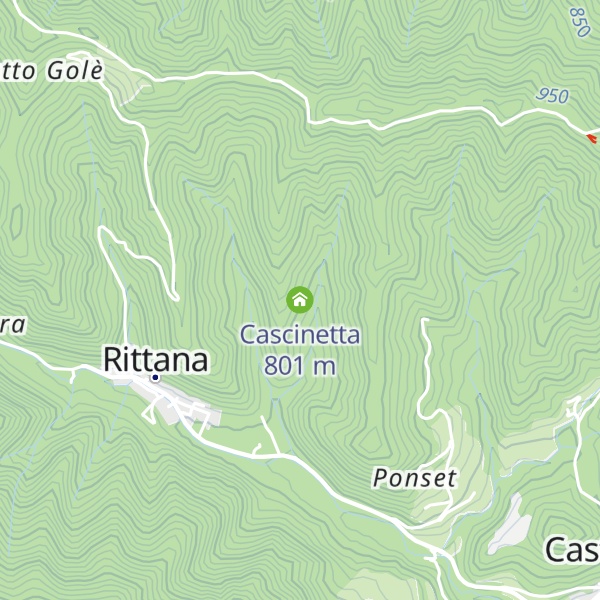 Map of Cascinetta