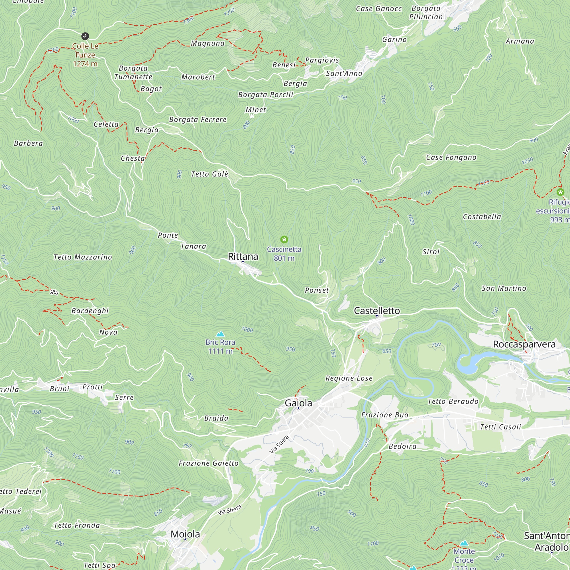 Fontanette map