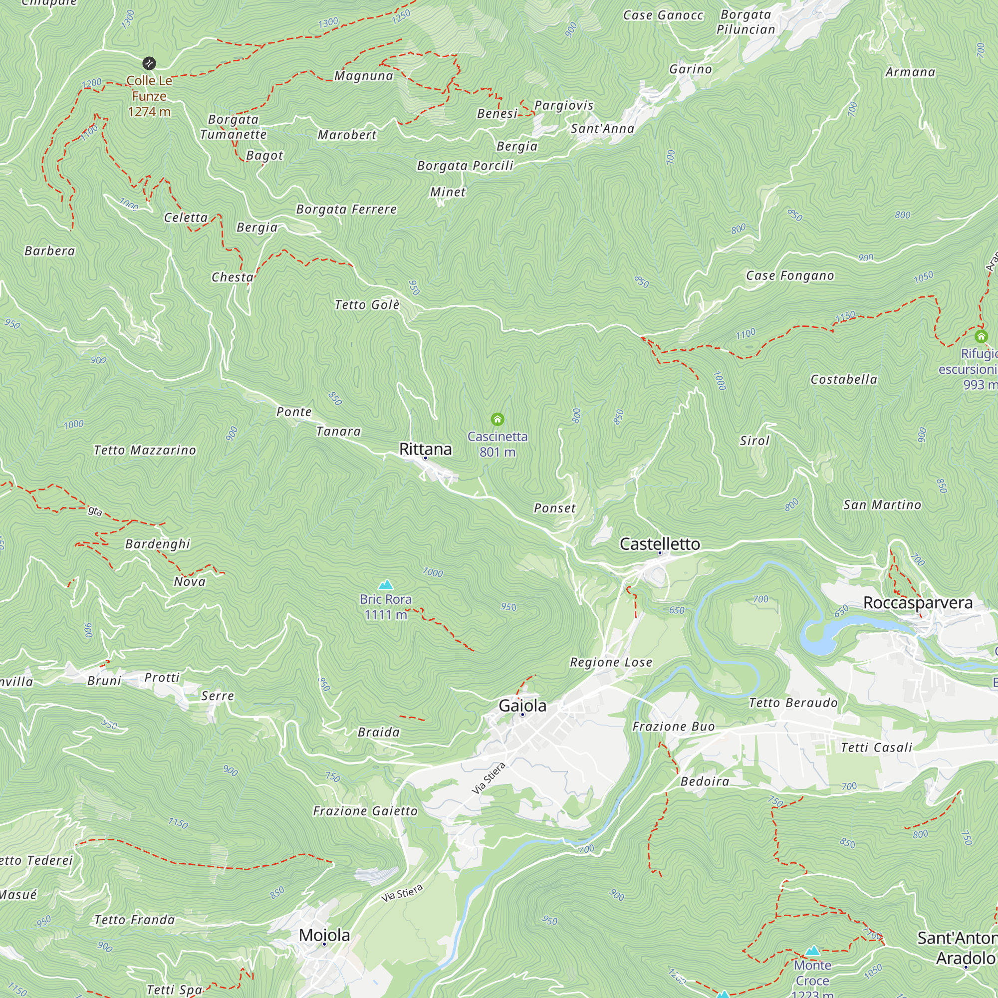 Fontanette map
