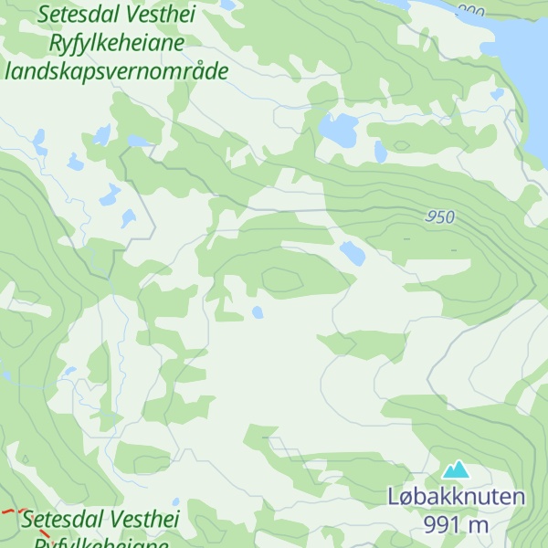 Map of Fisketjønnuten