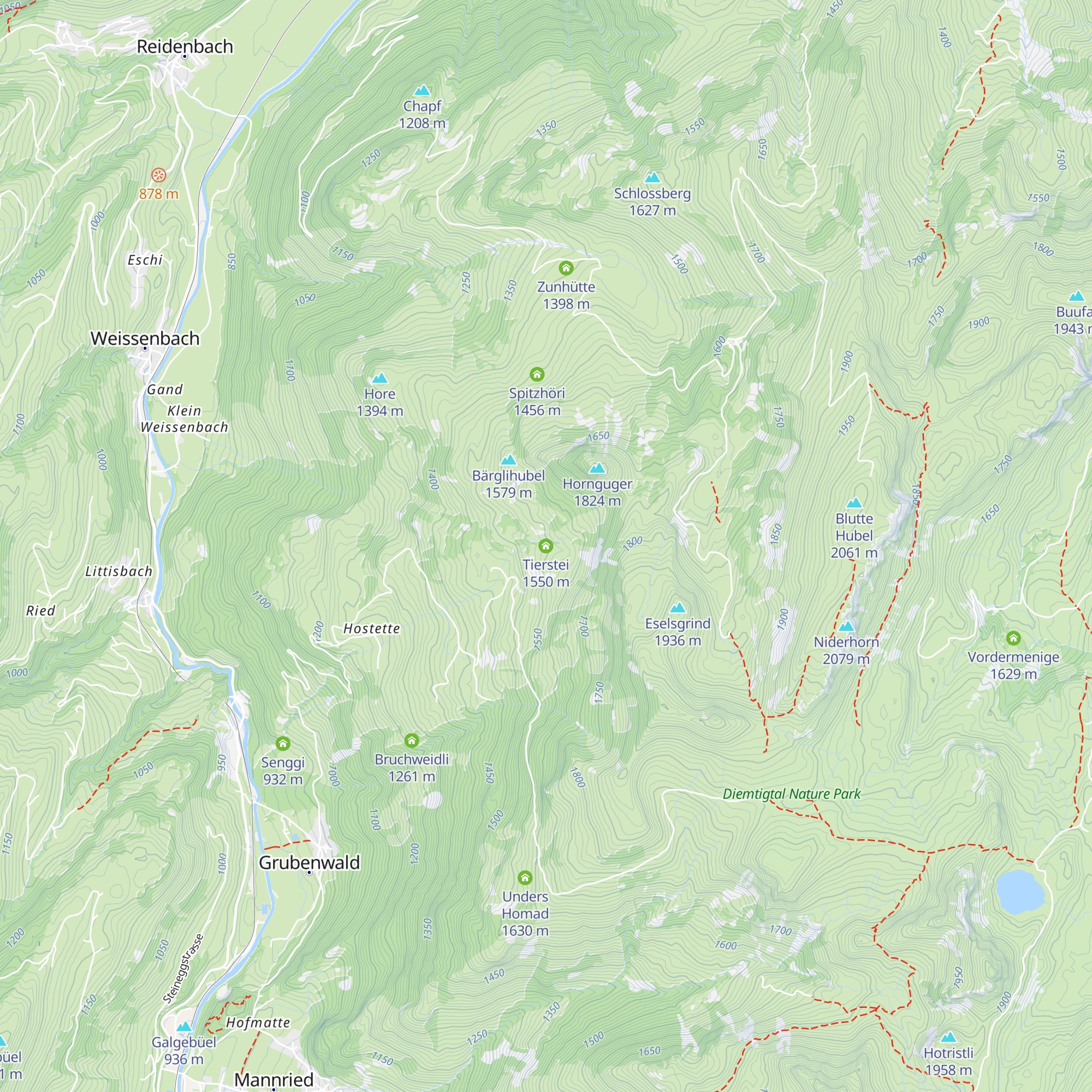 Tierstei map