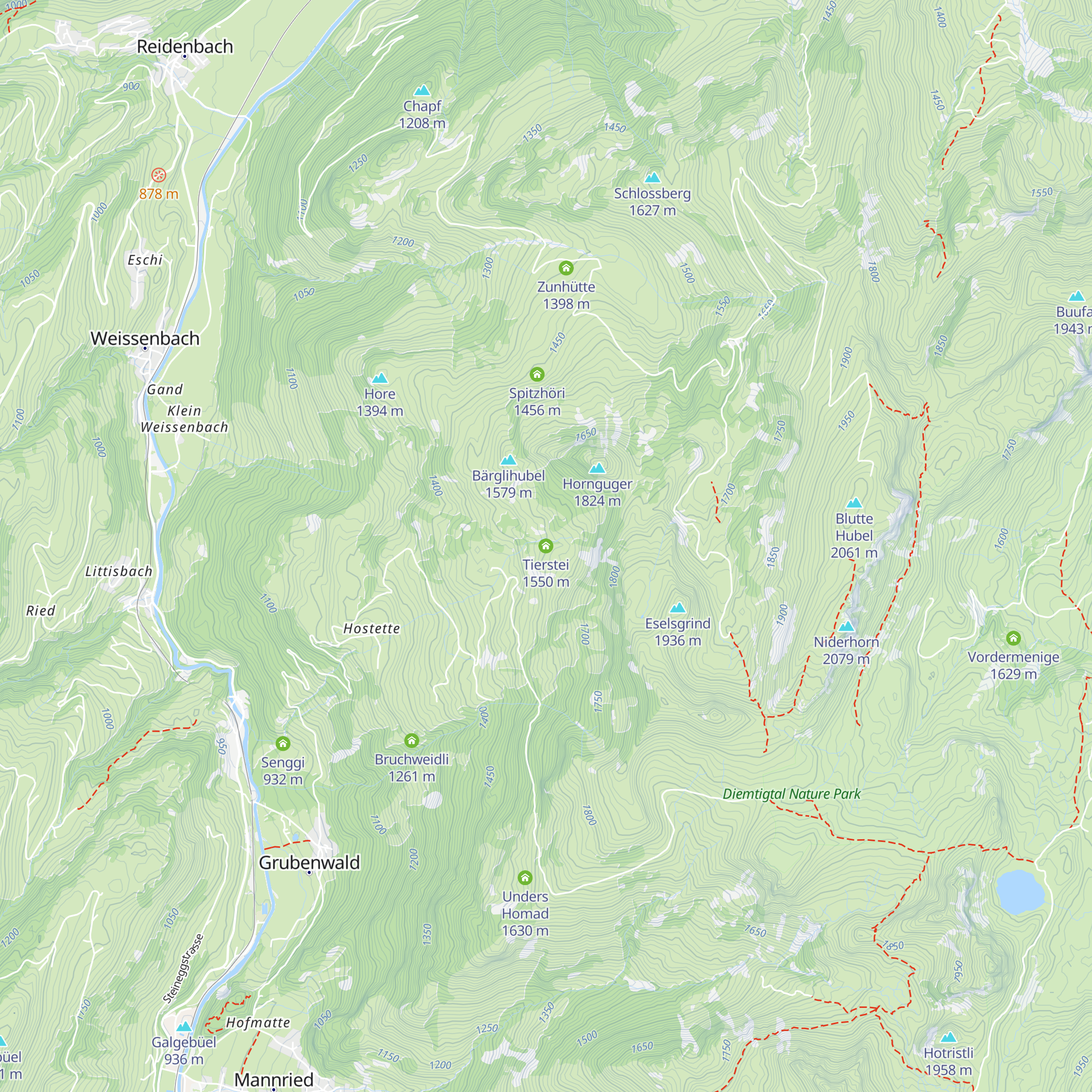 Tierstei map