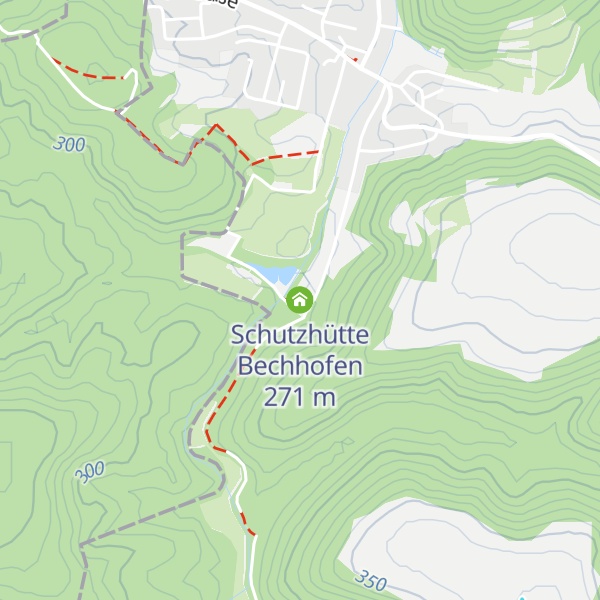 Map of Schutzhütte Bechhofen
