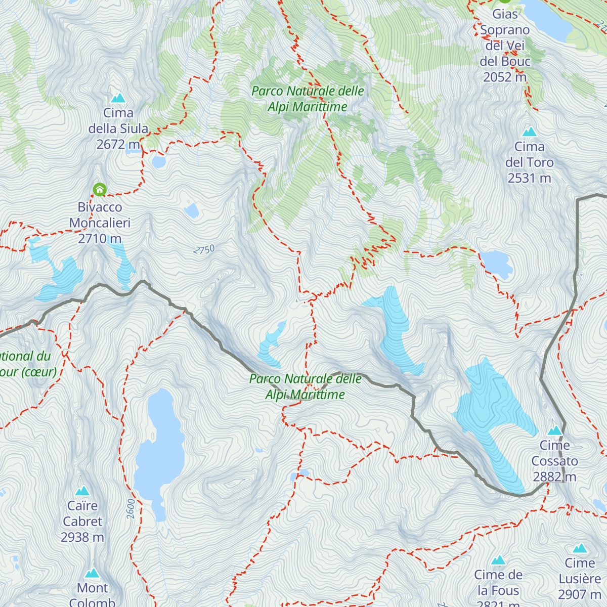 Rifugio Pagarì map