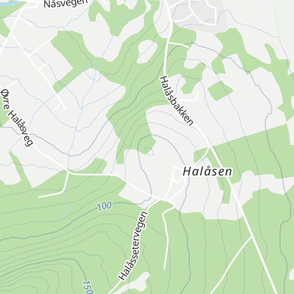 Map of Halåshågen