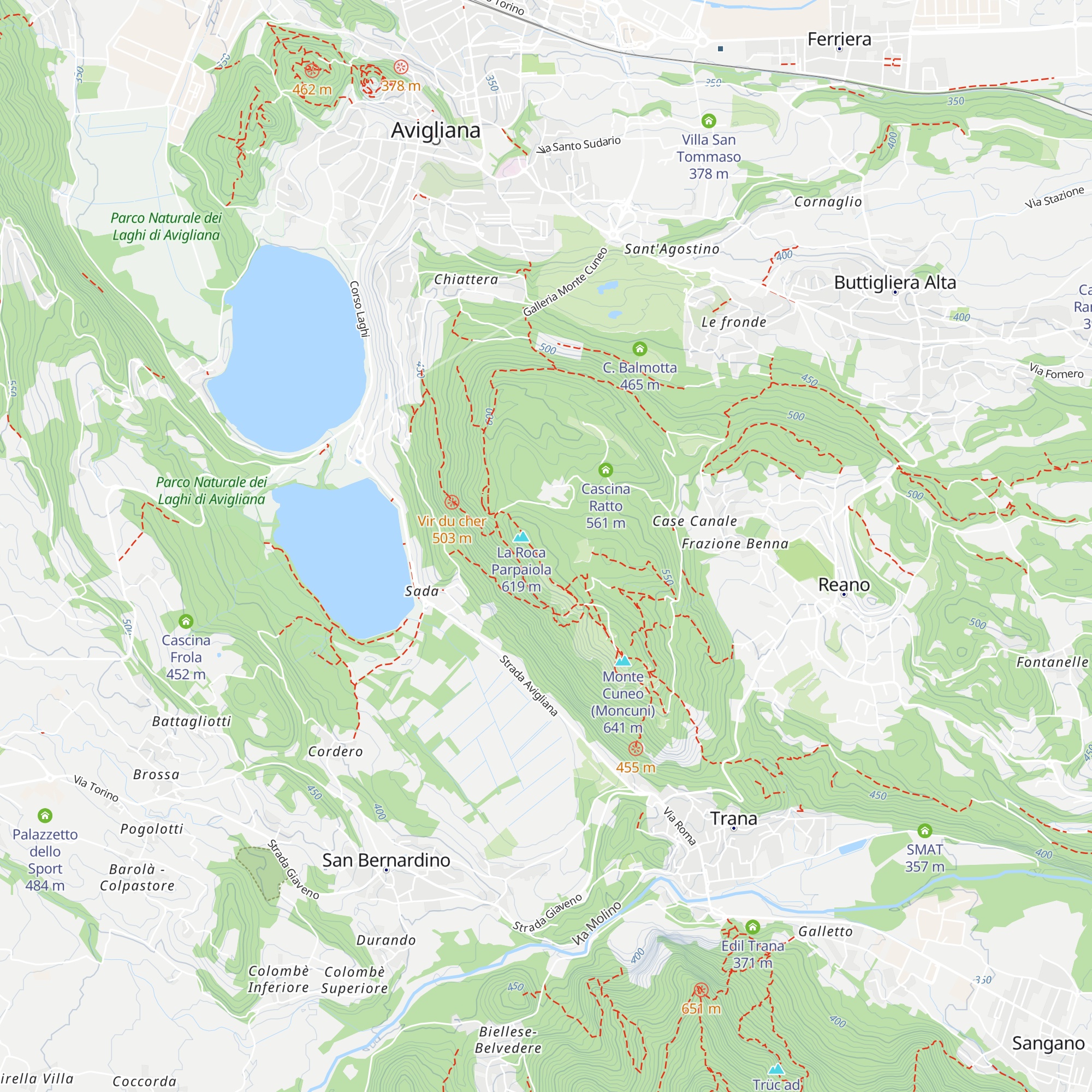 Casa Rossa map