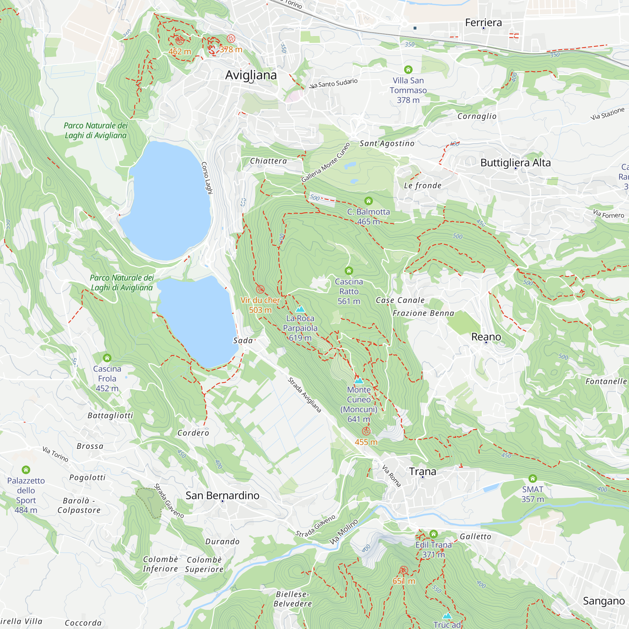 Casa Rossa map