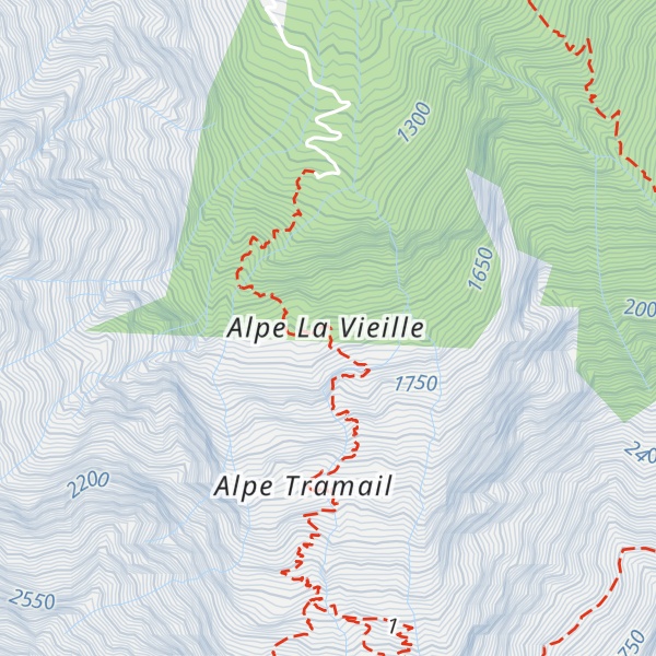 Map of Bivacco La Vieille